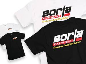 Borla Men's Motorsports Black T-Shirt - Medium 21196