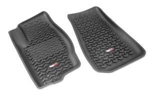 Rugged Ridge All Terrain Floor Liner, Front Pair, Black; 07-17 MK/Dodge Caliber 12920.30