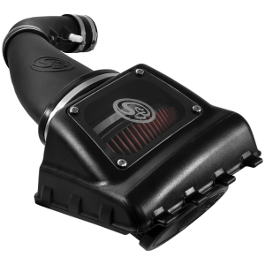 S&B - S&B Cold Air Intake For 11-16 Ford F250, F350 V8-6.2L Oiled Cotton Cleanable Red - 75-5108 - Image 1