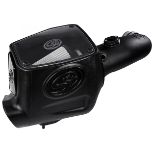 S&B - S&B Cold Air Intake For 08-10 Ford F250 F350 V8-6.4L Powerstroke Dry Extendable White - 75-5105D - Image 1