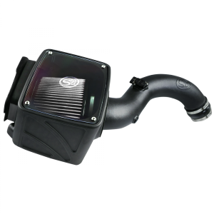 S&B Cold Air Intake For 01-04 Chevrolet Silverado GMC Sierra V8-6.6L LB7 Duramax Dry Extendable White - 75-5101D