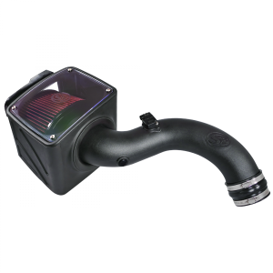 S&B - S&B Cold Air Intake For 01-04 Chevrolet Silverado GMC Sierra V8-6.6L LB7 Duramax Cotton Cleanable Red - 75-5101 - Image 5