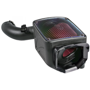 S&B - S&B Cold Air Intake For 01-04 Chevrolet Silverado GMC Sierra V8-6.6L LB7 Duramax Cotton Cleanable Red - 75-5101 - Image 7