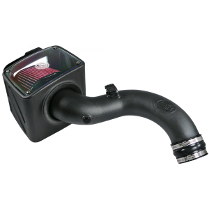 S&B - S&B Cold Air Intake For 01-04 Chevrolet Silverado GMC Sierra V8-6.6L LB7 Duramax Cotton Cleanable Red - 75-5101 - Image 8