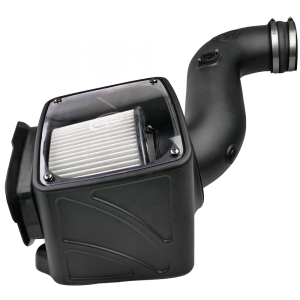 S&B - S&B Cold Air Intake For 06-07 Chevrolet Silverado GMC Sierra V8-6.6L LLY-LBZ Duramax Dry Extendable White - 75-5080D - Image 1