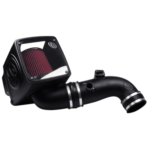 S&B - S&B Cold Air Intake For 11-16 Chevrolet Silverado GMC Sierra V8-6.6L LML Duramax Cotton Cleanable Red - 75-5075-1 - Image 1