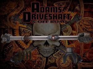 Adams Driveshaft JT Gladiator Overland Front 1350 CV Driveshaft OEM Flange Style Extreme Duty Series - ASDJT-1350HRF-S-OEM-OVR