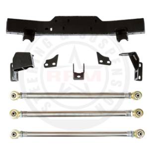 RPM Steering JK 2 Door Stretch Bolt In 3 Link Front & Double Triangulated 4 Link Rear Long Arm UpgradeTruss No FS 12 2.25 Upgrade - RPM-3033TTL1