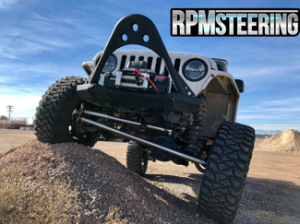 RPM Steering - RPM Steering Jeep Wrangler TJ/LJ 1 Ton Aluminum Tie Rod and Drag Link Heim Steering Kit Standard Stabilizer Clamp - RPM-1013SC - Image 2