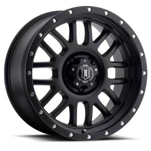 ICON ALLOYS ALPHA SAT BLK - 20 X 9 / 6 X 135 / 16MM / 5.625" BS - 1220906356SB