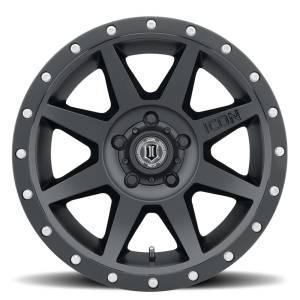 ICON Alloys - ICON ALLOYS REBOUND SAT BLK - 17 X 8.5 / 5 X 5.5 / 0MM / 4.75" BS - 1817858547SB - Image 2