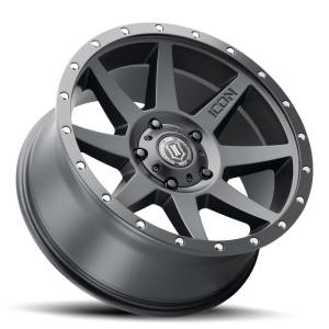 ICON Alloys - ICON ALLOYS REBOUND SAT BLK - 20 X 9 / 5X150 / 16MM / 5.625" BS - 1820905556SB - Image 3