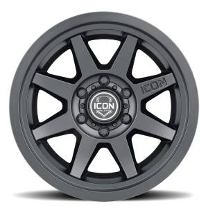 ICON Alloys - ICON ALLOYS REBOUND SLX SAT BLK - 17 X 8.5 / 5 X 5 / -6MM / 4.5" BS - 1917857345SB - Image 2