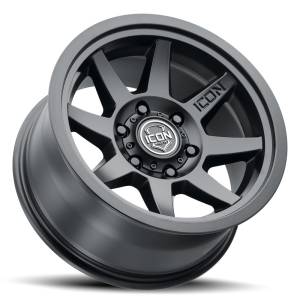 ICON Alloys - ICON ALLOYS REBOUND SLX SAT BLK - 17 X 8.5 / 5 X 5 / -6MM / 4.5" BS - 1917857345SB - Image 3