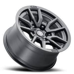 ICON Alloys - ICON ALLOYS REBOUND SAT BLK - 17 X 8.5 / 5 X 5 / -6MM / 4.5" BS - 2617855557SB - Image 3