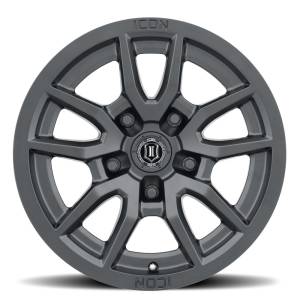 ICON Alloys - ICON ALLOYS VECTOR 5 SAT BLK -17 x 8.5 / 5 x 5" / -6MM / 4.5" BS - 2617857345SB - Image 2