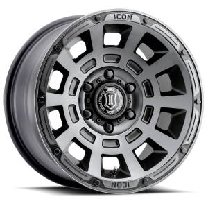 ICON ALLOYS THRUST SMK SAT BLK -17 X 8.5 / 5 X 150 / 25 MM / 5.75" BS - 2817855557SSBT