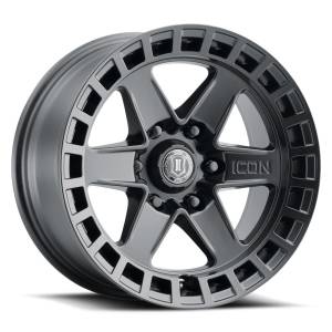 ICON ALLOYS RAIDER SAT BLK - 17 X 8.5 / 6 X 135 / 6 MM / 5" BS - 3417856350SB