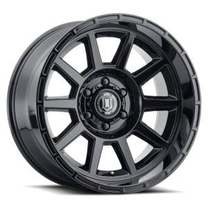 ICON ALLOYS RECOIL GLS BLK - 20 X 10 / 6 X 135 / -24 MM / 4.5" BS - 6220106345GB