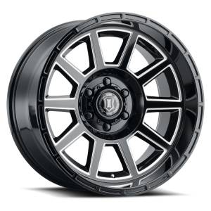 ICON ALLOYS RECOIL GLS BLK MIL WIN - 20 X 10 / 6 X 135 / -24 MM / 4.5" BS - 6220106345GBMW