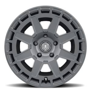 ICON Alloys - ICON ALLOYS COMPASS SAT BLK - 17 X 8.5 / 5X5 / -6MM / 4.5" BS - 3217857345SB - Image 2