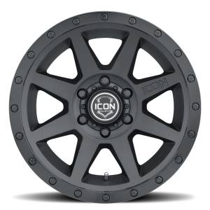 ICON Alloys - ICON ALLOYS REBOUND DBL BLK - 17 X 8.5 / 5 X 5 / -6MM / 4.5" BS - 1817857345DB - Image 2