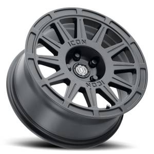 ICON Alloys - ICON ALLOYS RICOCHET SAT BLK - 15 X 7 / 5 X 100 / 15MM / 4.6" BS - 7015705046SB - Image 4