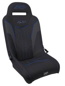 PRP Seats - PRP Polaris RZR PRO XP/PRO R/Turbo R RST Suspension Seat- Black/Blue - A4101-PORXP-V - Image 1