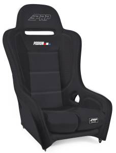 PRP Podium Elite Suspension Seat- Black Vinyl - Black - A9101-201