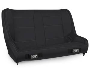 PRP Seats - PRP  Jeep CJ-7/Wrangler YJ Elite Series Rear Bench- Black Vinyl - A9236-36-201 - Image 1