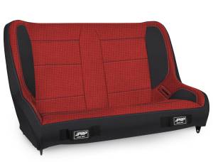 PRP Jeep Wrangler TJ/LJ/JK Elite Series Rear Bench- Red - A9236-39-72