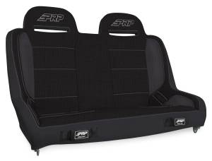 PRP Jeep Wrangler JKU/JLU Elite Series Rear Bench- Black - A9240-47-50