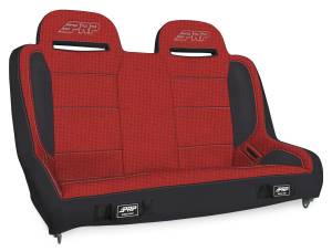 PRP  Jeep Wrangler JKU/JLU Elite Series Rear Bench- Red - A9240-47-72