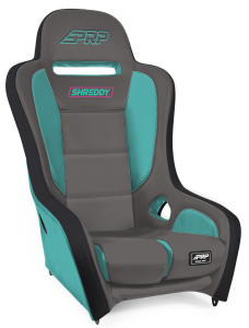 PRP Shreddy Podium Suspension Seat - Grey/Teal - SHRDYA9101-04