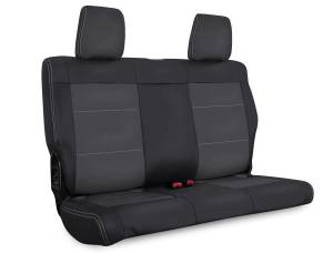 PRP 11-12 Jeep Wrangler JK Rear Seat Cover/2 door - Black/Grey - B020-03