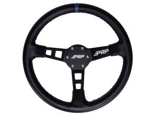 PRP Seats - PRP Deep Dish Leather Steering Wheel- Blue - G111 - Image 1