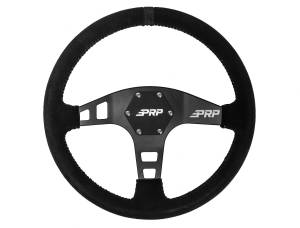 PRP Seats - PRP Flat Suede Steering Wheel- Black - G220 - Image 1