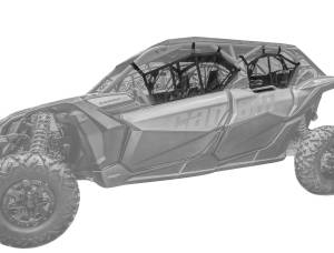 PRP Seats - PRP Can-Am Maverick X3 Max Mest Window Net Set (4 seat) - W29 - Image 2