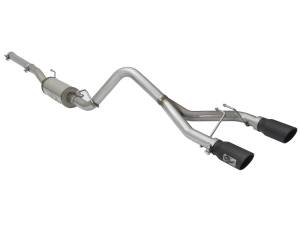 aFe Power - aFe Power Rebel Series 2-1/2 IN 409 Stainless Steel Cat-Back Exhaust System w/Black Tip Jeep Wrangler (JK) 07-18 V6-3.6L/3.8L - 49-48056-B - Image 3