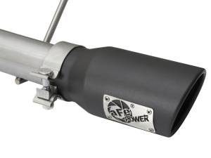 aFe Power - aFe Power Rebel Series 2-1/2 IN 409 Stainless Steel Cat-Back Exhaust System w/Black Tip Jeep Wrangler (JK) 07-18 V6-3.6L/3.8L - 49-48056-B - Image 5