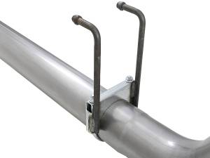 aFe Power - aFe Power Rebel XD Series 4 IN 409 Stainless Steel DPF-Back Exhaust w/Dual Black Tips Ford Diesel Trucks 17-23 V8-6.7L (td) - 49-43102-B - Image 3