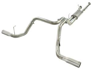 aFe Power MACH Force-Xp 2-1/2 IN to 3 IN 409 Stainless Steel Cat-Back Exhaust w/Polish Tip Toyota Tundra 10-21 V8-5.7L - 49-46014-P