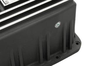 aFe Power - aFe POWER Pro Series Transmission Pan Black w/ Machined Fins Ford F-150 Trucks 09-20 (6R80 Transmission) - 46-70172 - Image 4