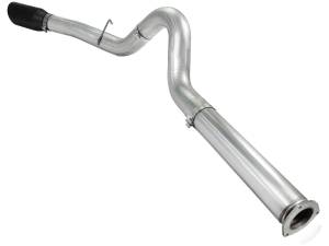 aFe Power - aFe Power ATLAS 5 IN Aluminized Steel DPF-Back Exhaust System w/Black Tip Ford Diesel Trucks 11-14 V8-6.7L (td) - 49-03055-B - Image 3