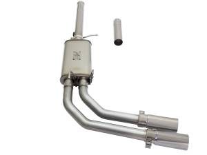 aFe Power - aFe Power Rebel Series 3 IN to 2-1/2 IN 409 Stainless Steel Cat-Back Exhaust w/ Polish Tip - 49-44062-P - Image 2