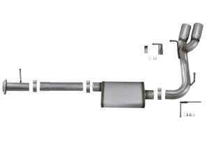 aFe Power - aFe Power MACH Force-Xp 3 IN 409 Stainless Steel Cat-Back Exhaust System w/ Polished Tip GM Colorado/Canyon 17-22 V6-3.6L - 49-44096-P - Image 4