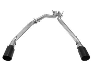 aFe Power - aFe Power Large Bore-HD 3 IN 409 Stainless Steel DPF-Back Exhaust System w/Black Tip Dodge RAM 1500 EcoDiesel 14-19 V6-3.0L (td) - 49-42045-B - Image 2