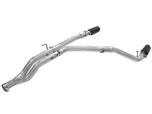 aFe Power - aFe Power Large Bore-HD 3 IN 409 Stainless Steel DPF-Back Exhaust System w/Black Tip Dodge RAM 1500 EcoDiesel 14-19 V6-3.0L (td) - 49-42045-B - Image 3