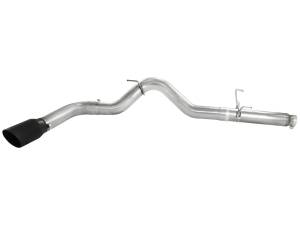 aFe Power - aFe Power ATLAS 5 IN Aluminized Steel DPF-Back Exhaust System w/Black Tip Dodge Diesel Trucks 07.5-12 L6-6.7L (td) - 49-02016-B - Image 3