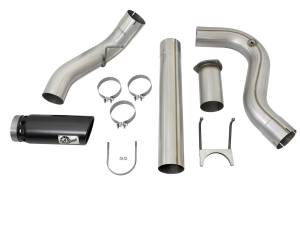 aFe Power - aFe Power Large Bore-HD 5 IN 409 Stainless Steel DPF-Back Exhaust System w/Black Tip Ford Diesel Trucks 17-23 V8-6.7L (td) - 49-43090-B - Image 7